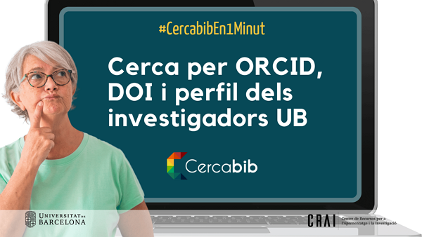 Cerca per ORCID, DOI i perfil dels investigadors UB