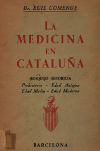 Portada del llibre: La Medicina en Cataluña : bosquejo histórico.