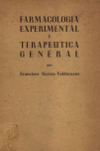 Portada del llibre: Farmacología experimental y terapéutica general.