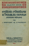 Portada del llibre Babinski J. Hystérie-pithiatisme. Paris: Masson, 1918.