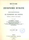 Portada del llibre Duchenne G-B, Cuthbertson RA. The Mechanism of human facial expression. Paris: Editions de la Maison des Sciences de l’Homme, 1990.