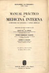 Portada de <<Manual Práctico de Medicina Interna: compendio de patología y clínica médicas. 4a edición>>