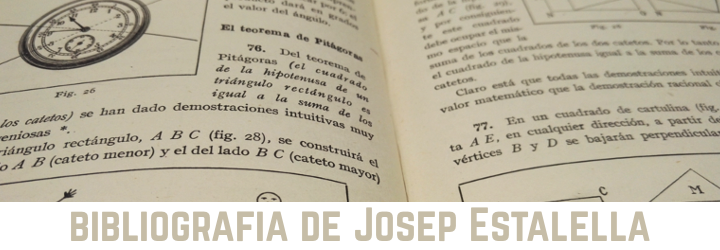 Bibliografia de Josep Estalella