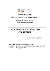 User behaviour analysis on Reddit 