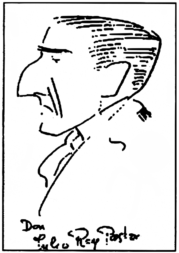 Caricatura de Julio Rey Pastor