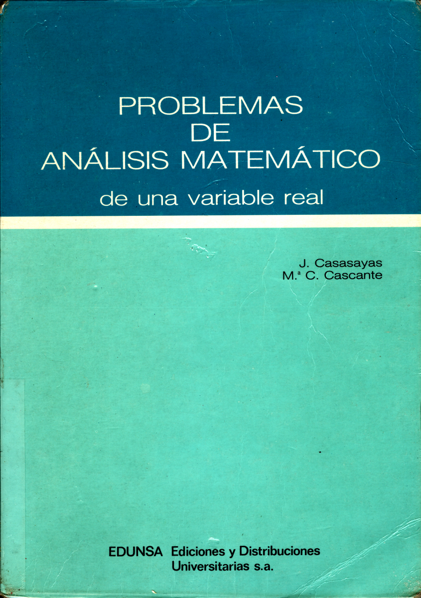 Problemas de análisis matemático de una variable real