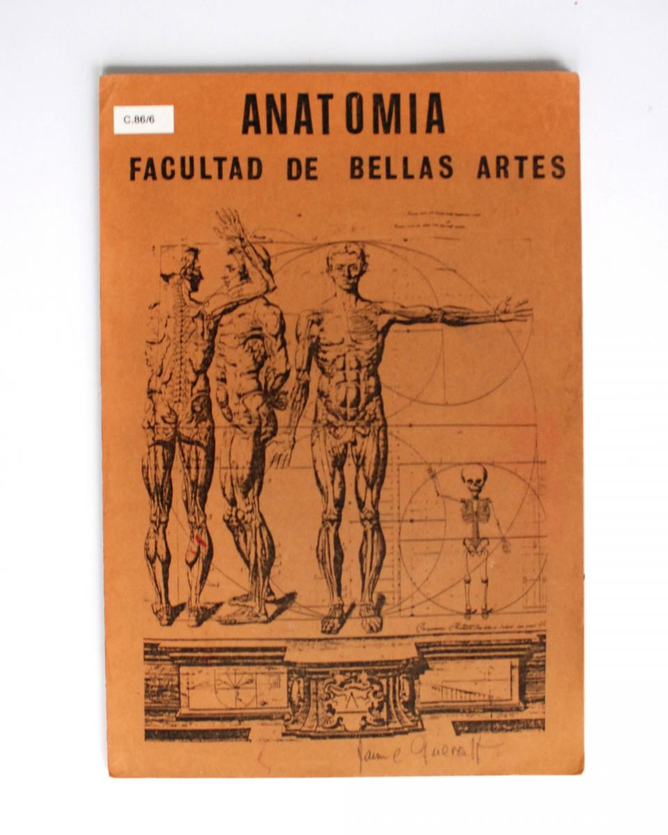[Anatomia artística. Apunts ,mecanografiats i fotocopiats de l'assignatura Anatomia Artística destinat als estudiants de la Facultat de Belles Arts de la Universitat de Barcelona] [Barcelona]: [s.n.], 1975