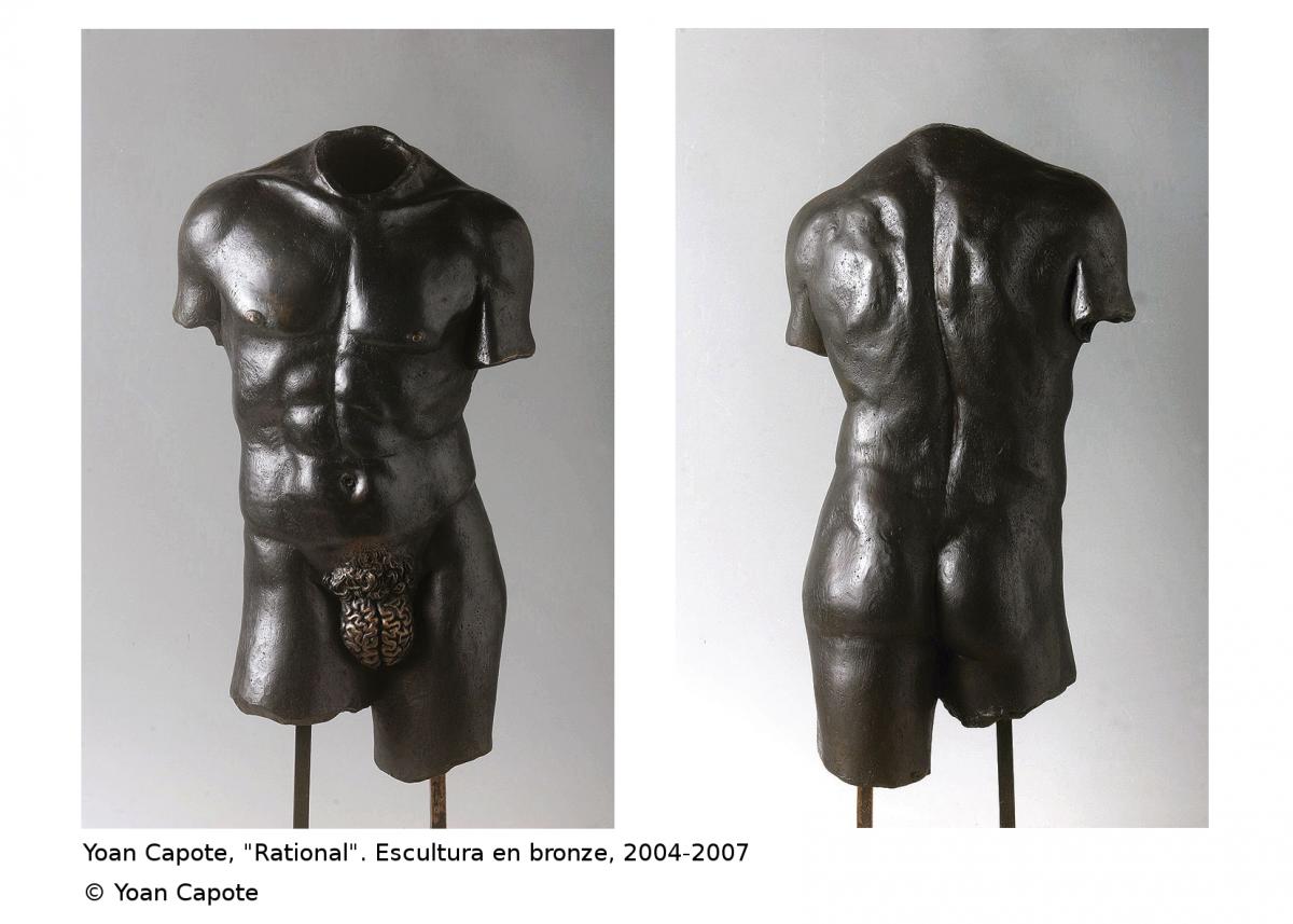 Yoan Capote, "Rational". Escultura en bronze, 2004-2007 (c)Yoan Capote