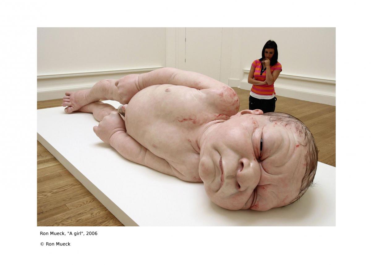 Ron Mueck, "A girl", 2006 (c)Ron Mueck