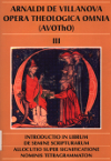 Portada del llibre: Arnaldi de Villanova Opera Theologica Omnia (Avotho).