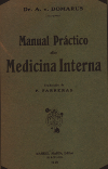 Portada del llibre: Manual práctico de medicina interna.