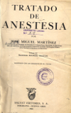 Portada del llibre: Tratado de anestesia.