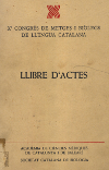 Portada del llibre: Xè Congres de Metges i Biòlegs de Llengua Catalana : Perpinyà, 23-26 de Setembre de 1976.