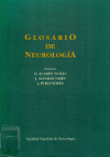 Portada del llibre Acarín N, Alvárez Sabín J, Peres Serra J. Glosario de neurología. [Barcelona]: Sociedad Española de Neurología, 1989.
