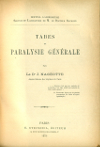 Portada del llibre Nageotte J. Tabes et paralysie générale. Paris: G. Steinheil, 1893.