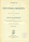 Portada del llibre Oppenheim H. Lehrbuch der Nervenkrankheiten für Ärzte und Studierende. Berlin: S. Karger, 1905.