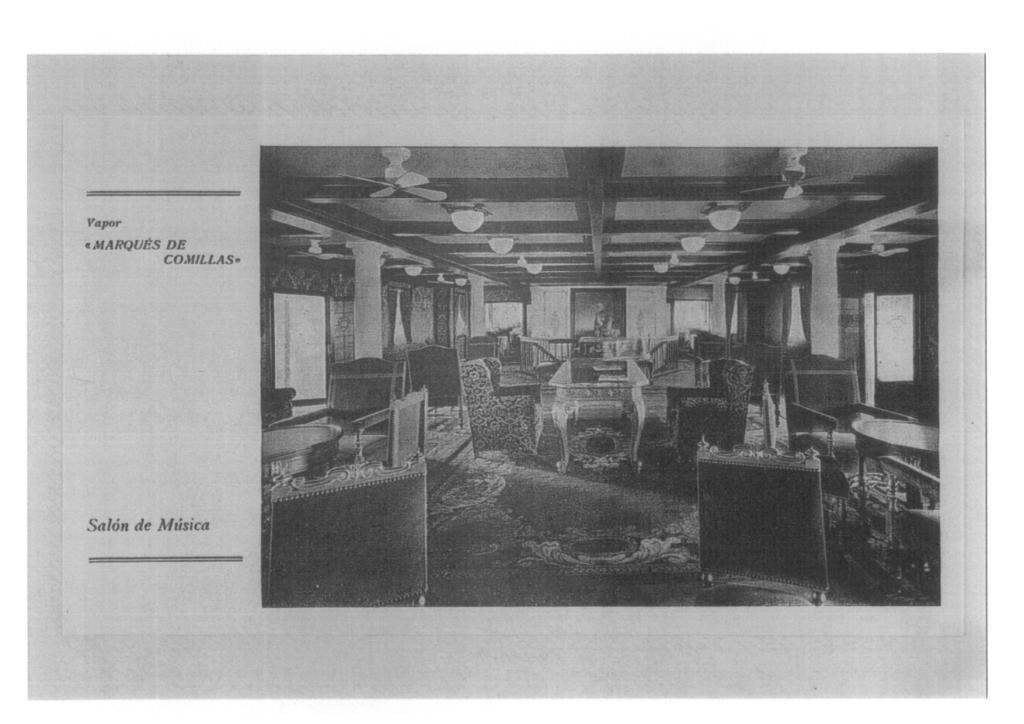 31b. The music room. Source: Barcelona's Maritime Museum.