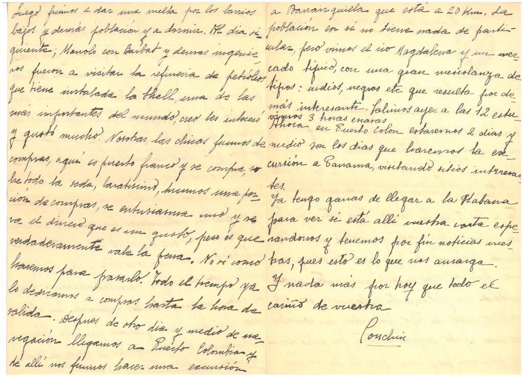 72b. C. Taboada narrates her impressions about the Curaçao culture.