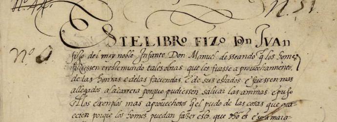 Manuscrit. Biblioteca Nacional de Madrid