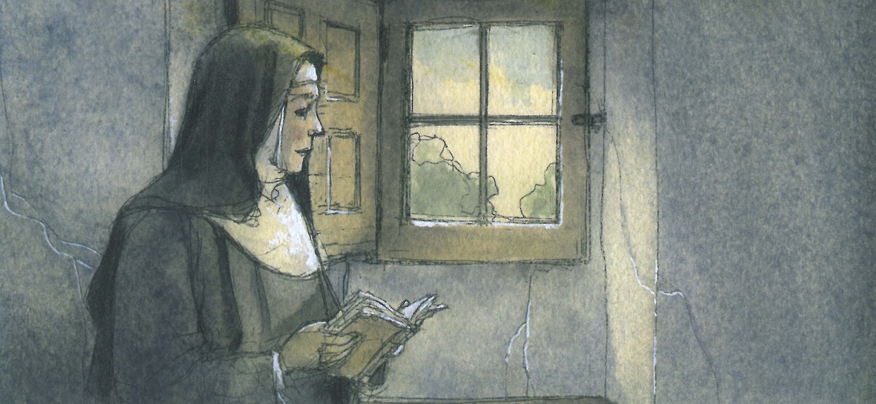 04. Ilustración de Jordi Vila Delclòs. En: Rosa NAVARRO DURÁN (2013). &quot;La Vida y obra de Teresa de Jesús contada a los niños&quot;. Barcelona : Edebé.