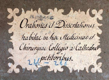 Juntas Literarias del Reial Col·legi de Cirurgia de Barcelona