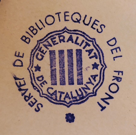 Segell del Servei de Biblioteques del Front