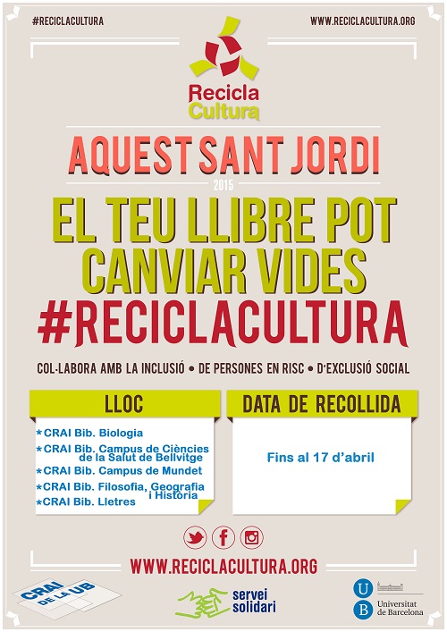Campanya Recicla Cultura 2015