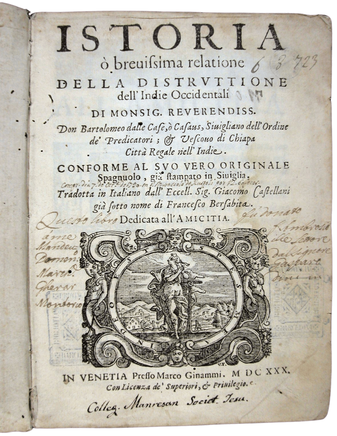 Casas, Bartolomé de las, m. 1566. [Volum factici de tres obres]