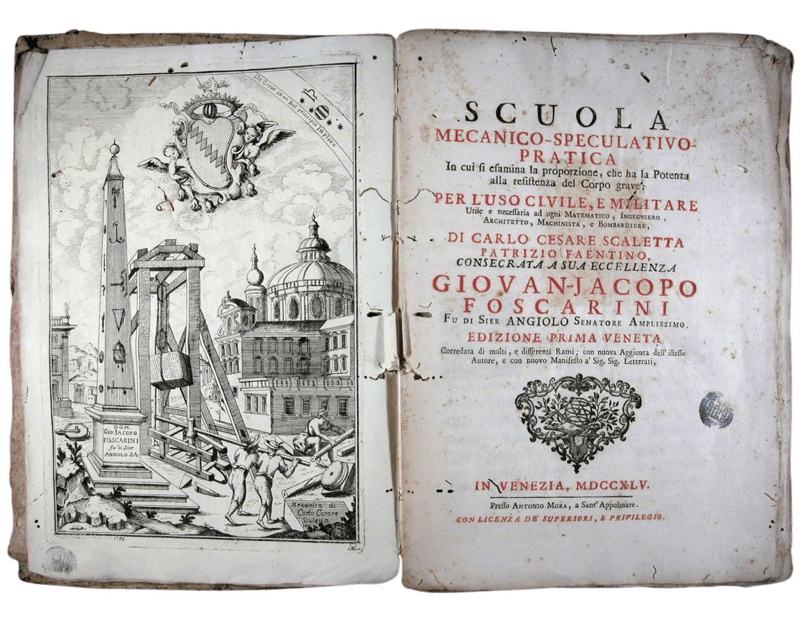 Scaletta, Carlo Cesare. Scuola mecanico-speculativo-pratica