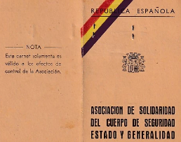 Nou material d’arxiu al CRAI Biblioteca del Pavelló de la República: el Fons ASOCS (Asociación de Solidaridad del Cuerpo de Seguridad – Estado y Generalidad)