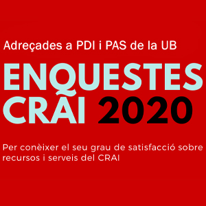 Enquestes de satisfacció per als col·lectius PAS i PDI de la UB