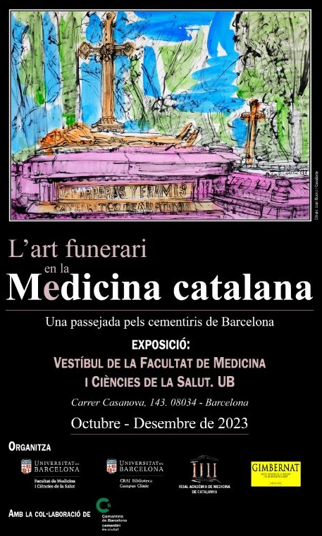 Exposició L'art funerari a la medicina catalana. Una passejada pels cementiris de Barcelona
