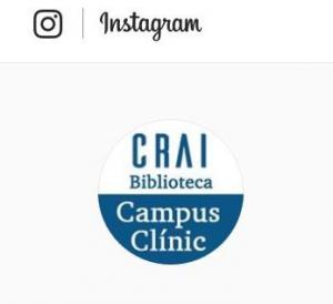 Nou compte d'Instagram al CRAI de la UB: @craiclinic