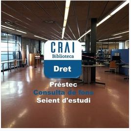 El CRAI Biblioteca de Dret inaugura compte d'Instagram