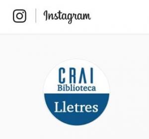 Nou compte d’Instagram al CRAI de la UB: @craiublletres