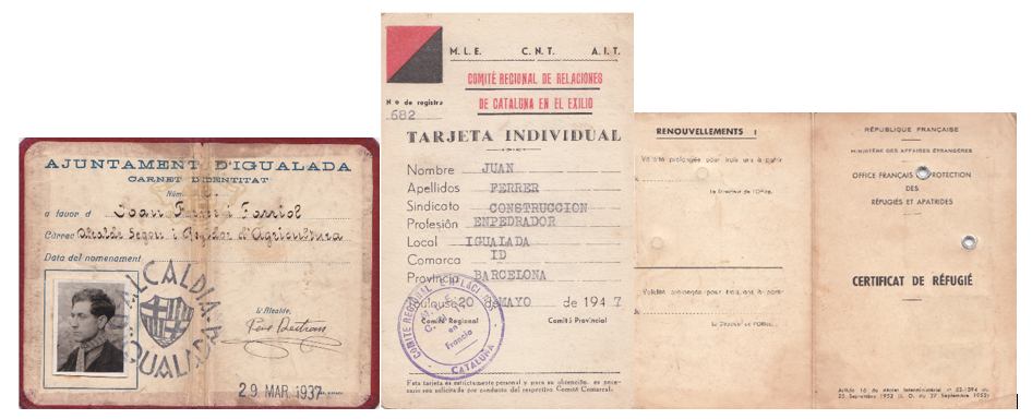 Nou material d’arxiu rebut al CRAI Biblioteca del Pavelló de la República: Fons Personal Joan Ferrer i Farriol – Marcel Ferrer i Trull