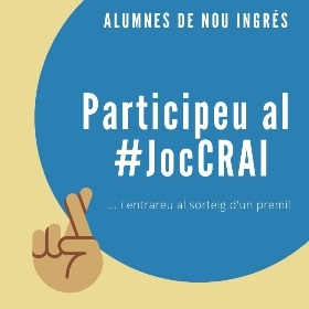 #JocCRAI, una nova manera de conèixer el CRAI Biblioteca del Campus Bellvitge