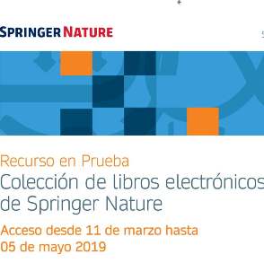 Springer Nature. Llibres electrònics en període de prova