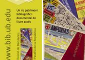 Punts de llibre promocionals de les Col·leccions Digitals del CRAI UB (2012)