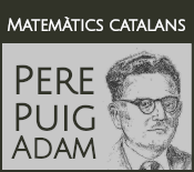 Matemàtics catalans: Per Puig Adam