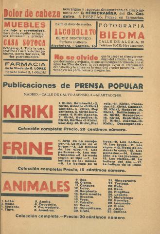 La Novela Corta, 273. Març 1921