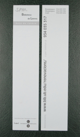 Punt de llibre: Som biblioteca (2005)