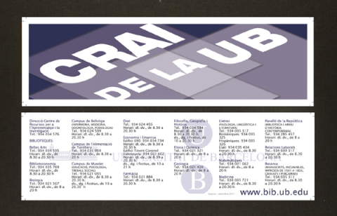 Punt de llibre CRAI Biblioteques. 4a edició (2011)