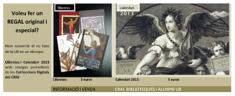 Cartell de difusió de vendes de productes del CRAI (2012)