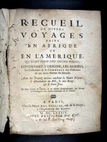 Recueil de divers voyages faits en Afrique ...