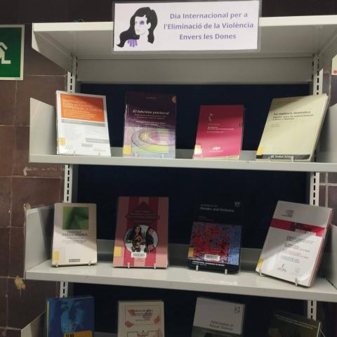 Cartells per visibilitzar la violència de gènere al CRAI Biblioteca d’Economia i Empresa