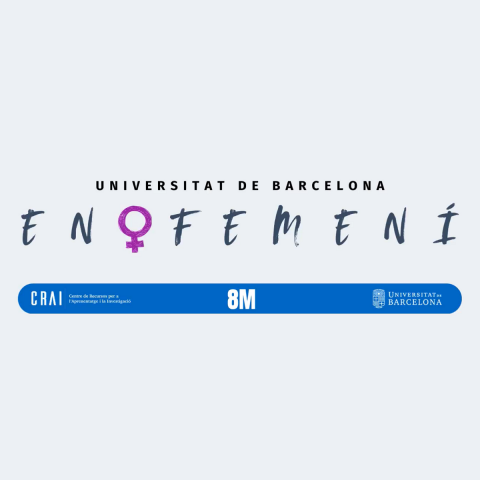 La Universitat de Barcelona en femení (2025), infografia del CRAI Biblioteca del Campus Bellvitge