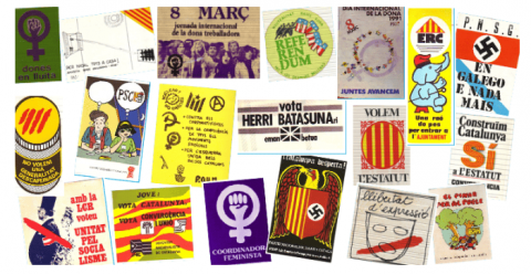 Acabada d’inventariar la col·lecció d’adhesius del CRAI Biblioteca del Pavelló de la República