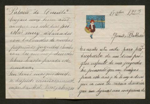 Col·labora amb la transcripció de la col·lecció Cartes als Reis d'Orient del CRAI de la UB