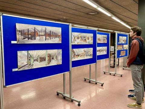 El CRAI Biblioteca de Dret acull l'exposició itinerant &quot;Els espais del CRAI UB&quot; i una mostra bibliogràfica sobre Dret urbanístic
